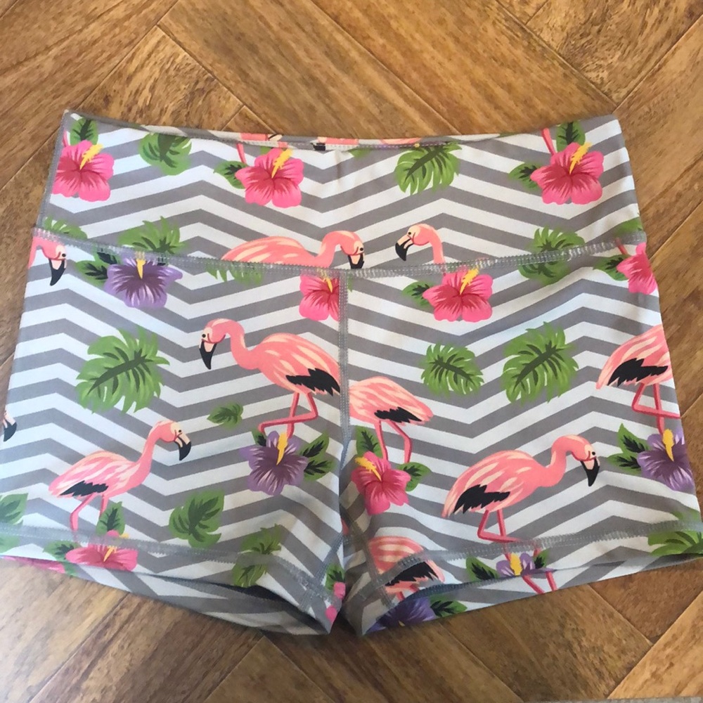 FLAMINGO booty shorts